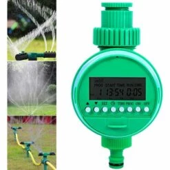 BRIDAY Contrôleur D'irrigation De Jardin Minuterie D'arrosage Automatique 16 Modes Pour La Ferme De Pelouse De Légumes De Jardin