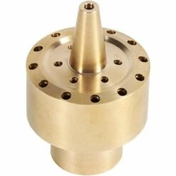 DENUOTOP Tête De Pulvérisation En Laiton Doré Tête D'Arrosage Pour Fontaine à Eau De Jardin, Bassin, Accessoire Brumisateur 1/2"