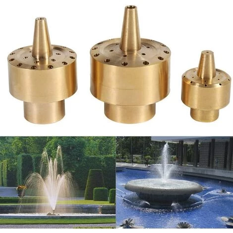 DENUOTOP Tête De Pulvérisation En Laiton Doré Tête D'Arrosage Pour Fontaine à Eau De Jardin, Bassin, Accessoire Brumisateur 1/2" 4 DENUOTOP Tête De Pulvérisation En Laiton Doré Tête D'Arrosage Pour Fontaine à Eau De Jardin, Bassin, Accessoire Brumisateur 1/2" – Image 2