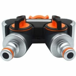 DENUOTOP Distributeur Arrosage 2 Voies, Séparateur De Tuyau D'arrosage, Raccord Tuyau D'arrosage, Débit D'eau Réglable, Idéal Pour Robinet Extérieur 9 DENUOTOP Distributeur Arrosage 2 Voies, Séparateur De Tuyau D'arrosage, Raccord Tuyau D'arrosage, Débit D'eau Réglable, Idéal Pour Robinet Extérieur -Arrosage automatique Soldes 52534056 3