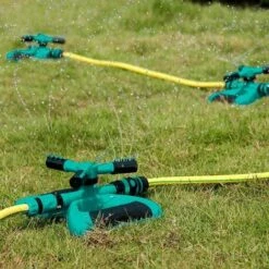 DENUOTOP Arroseur De Jardin, 360 ° Entièrement Cercle Rotatif Eau Arroseur Jardin Tuyau Tuyau D'arrosage -Arrosage automatique Soldes 52534065 4