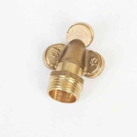 ELLE 1 Buse D'atomisation à Trois Trous En Laiton, Buse D'irrigation Agricole, Buse D'atomisation D'eau De Jardin 4 ELLE 1 Buse D'atomisation à Trois Trous En Laiton, Buse D'irrigation Agricole, Buse D'atomisation D'eau De Jardin – Image 2