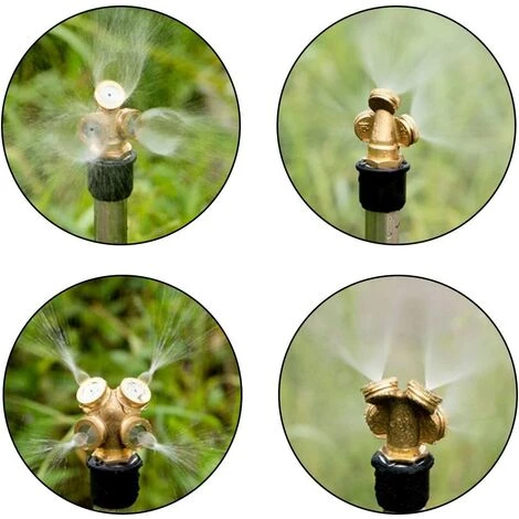ELLE 1 Buse D'atomisation à Trois Trous En Laiton, Buse D'irrigation Agricole, Buse D'atomisation D'eau De Jardin 7 ELLE 1 Buse D'atomisation à Trois Trous En Laiton, Buse D'irrigation Agricole, Buse D'atomisation D'eau De Jardin – Image 5