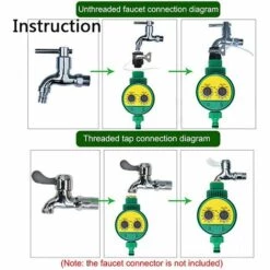 TINOR Programmateur D'Arrosage, Arrosage Automatique Pour Jardin, Contrôleur D'arrosage à Affichage LED étanche Pour Plantes, Pelouse, Jardin, Plantation De Légumes 9 TINOR Programmateur D'Arrosage, Arrosage Automatique Pour Jardin, Contrôleur D'arrosage à Affichage LED étanche Pour Plantes, Pelouse, Jardin, Plantation De Légumes -Arrosage automatique Soldes 52977951 3