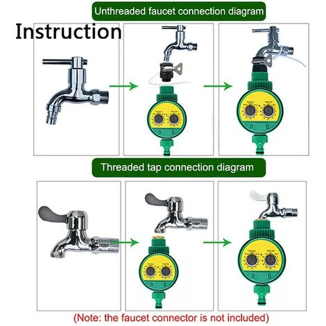 TINOR Programmateur D'Arrosage, Arrosage Automatique Pour Jardin, Contrôleur D'arrosage à Affichage LED étanche Pour Plantes, Pelouse, Jardin, Plantation De Légumes 5 TINOR Programmateur D'Arrosage, Arrosage Automatique Pour Jardin, Contrôleur D'arrosage à Affichage LED étanche Pour Plantes, Pelouse, Jardin, Plantation De Légumes – Image 3
