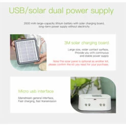 SUPERSELLER Programmateur Et Minuterie D'arrosage Automatique Minuterie D'eau Numérique Tuya WiFi Contrôleur D'irrigation Automatique Micro-goutte à Goutte Intelligent Pour Système D'arrosage Automatique De Jardin Compatible Avec Alexa Google Voice Control, Avec Pann -Arrosage automatique Soldes 53420556 3