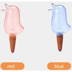 SUPERSELLER Arrosage Automatique Pour Jardinière Abreuvoir Pour Plantes Forme D'oiseau Ampoules à Arrosage Automatique Globes D'arrosage Transparents Pour Plantes D'intérieur Et D'extérieur, Bleu - Bleu -Arrosage automatique Soldes 53662130 5