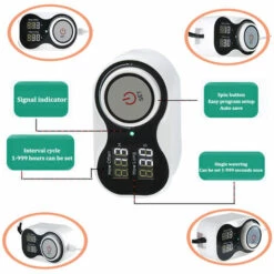 SUPERSELLER Dispositif D'arrosage Automatique Intelligent Pour Fleurs Pulvérisateur Facile à Installer Synchronisation Irrigation Quantitative Pulvérisateur D'eau Maison Ménage Jardinage Irrigateur Arrosage Jardinière Système Voyage Congé à La Maison Pour Balcon Bure -Arrosage automatique Soldes 53820833 4