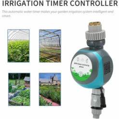 LIFCAUSAL Contrôleur De Minuterie D'eau D'irrigation WiFi Intelligent Téléphone Portable Accès à Distance Sans Fil Jardin Minuterie D'arrosage Automatique Programmable électronique étanche Pour Parterre Extérieur -Arrosage automatique Soldes 53864602 3