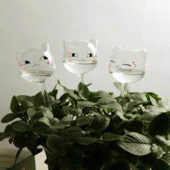 TINOR Lot De 3 Boules D'irrigation En Forme De Chat Pour Le Jardin, Les Plantes En Pot Et Les Plantes Suspendues 9 TINOR Lot De 3 Boules D'irrigation En Forme De Chat Pour Le Jardin, Les Plantes En Pot Et Les Plantes Suspendues -Arrosage automatique Soldes 53994848 3