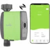 SUPERSELLER Programmateur Et Minuterie D'arrosage Automatique Programmable BT Water Timer Tuyau Robinet Minuterie Extérieur Débitmètre D'eau à Piles Système D'arrosage Automatique Contrôleur D'irrigation Avec 1 Sortie Pour Plantes De Jardin (piles Non Incluses), File