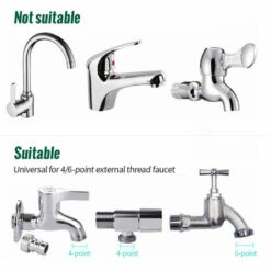 LIFCAUSAL Minuterie D'eau Automatique Contrôleur D'irrigation De Jardin Extérieur Minuterie De Robinet De Tuyau Programmable à 1 Sortie Dispositif D'arrosage Automatique De Jardin Sans Batterie Vert -Arrosage automatique Soldes 54378210 5