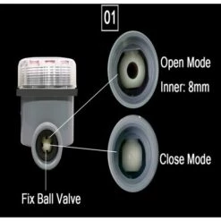 TINOR Arrosage Minuterie Contrôleur D'irrigation Marche Sans Pression, Vanne à Bille 9 TINOR Arrosage Minuterie Contrôleur D'irrigation Marche Sans Pression, Vanne à Bille -Arrosage automatique Soldes 54497289 3