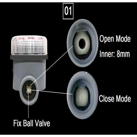 TINOR Arrosage Minuterie Contrôleur D'irrigation Marche Sans Pression, Vanne à Bille 5 TINOR Arrosage Minuterie Contrôleur D'irrigation Marche Sans Pression, Vanne à Bille – Image 3