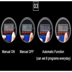 TINOR Arrosage Minuterie Contrôleur D'irrigation Marche Sans Pression, Vanne à Bille 11 TINOR Arrosage Minuterie Contrôleur D'irrigation Marche Sans Pression, Vanne à Bille -Arrosage automatique Soldes 54497289 5