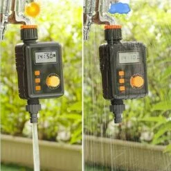 TINOR Programmateur D'Irrigation Automatique Minuterie D’arrosage,Système D'arrosage Automatique Du Jardin Avec Grand Écran,Minuterie Et Micro-pulvérisation Des Plantes En Pot -Arrosage automatique Soldes 54497538 3