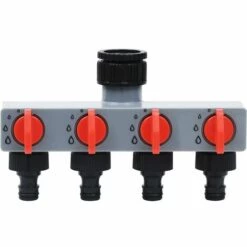 Topdeal Minuterie D’eau Automatique De Jardin Avec Vanne à 4 Voies FF147882_FR 8 Topdeal Minuterie D’eau Automatique De Jardin Avec Vanne à 4 Voies FF147882_FR -Arrosage automatique Soldes 55276062 2