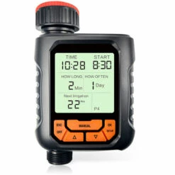 ASUPERMALL Contrôleur Intelligent D'Irrigateur Automatique, Programmateur Et Minuterie D'Arrosage Automatique, Avec Écran Lcd, Ouverture Temporaire, 4 Programmes De Contrôle De Temporisation, Type A - Type A