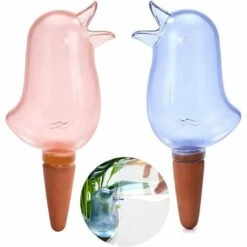 ZHUOXUAN Kit D'égouttement 2 Pièces, Boule D'eau Automatique, Ampoule D'arrosage Des Plantes, Arrosage Des Plantes Et Unité D'égouttement Automatique Des Fleurs Pour Plantes D'intérieur Pendant Les Vacances Ou Les Voyages