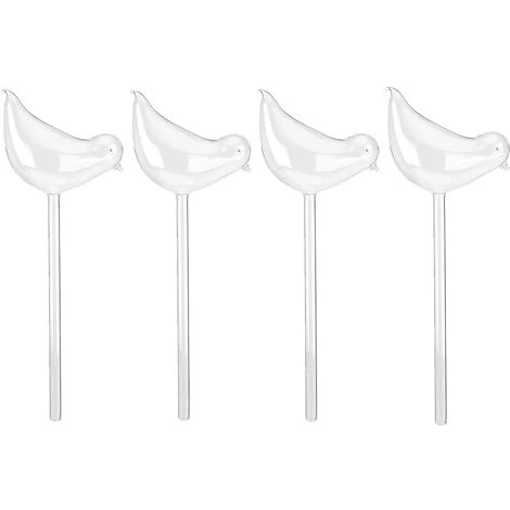 PETITES ECREVISSES 4 Pièces Abreuvoir Pour Plantes Automatique En Verre Boules Irrigation En Forme D'oiseau Pour Intérieur Et Extérieur 3 PETITES ECREVISSES 4 Pièces Abreuvoir Pour Plantes Automatique En Verre Boules Irrigation En Forme D'oiseau Pour Intérieur Et Extérieur