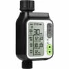 BENOBBY KIDS Minuterie D'arrosage, Minuterie D'eau Pour Tuyaux Programmable, Minuterie De Tuyau Avec étanchéité IP65 Pour Pelouses Extérieures Et Jardin, Réglage Jusqu'à 3 Minuteries, Capteur De Pluie/verrouillage Pour Enfants/grand écran De 3 Pouces, Noir, 1 Paquet
