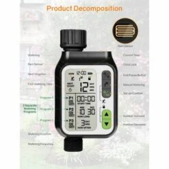 BENOBBY KIDS Minuterie D'arrosage, Minuterie D'eau Pour Tuyaux Programmable, Minuterie De Tuyau Avec étanchéité IP65 Pour Pelouses Extérieures Et Jardin, Réglage Jusqu'à 3 Minuteries, Capteur De Pluie/verrouillage Pour Enfants/grand écran De 3 Pouces, Noir, 1 Paquet 10 BENOBBY KIDS Minuterie D'arrosage, Minuterie D'eau Pour Tuyaux Programmable, Minuterie De Tuyau Avec étanchéité IP65 Pour Pelouses Extérieures Et Jardin, Réglage Jusqu'à 3 Minuteries, Capteur De Pluie/verrouillage Pour Enfants/grand écran De 3 Pouces, Noir, 1 Paquet -Arrosage automatique Soldes 55514016 4