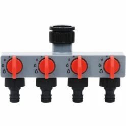 INLIFE Minuterie D’eau Automatique De Jardin Avec Vanne à 4 Voies