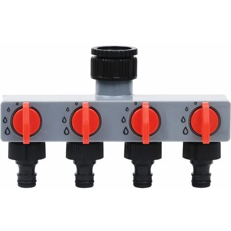 INLIFE Minuterie D’eau Automatique De Jardin Avec Vanne à 4 Voies 3 INLIFE Minuterie D’eau Automatique De Jardin Avec Vanne à 4 Voies