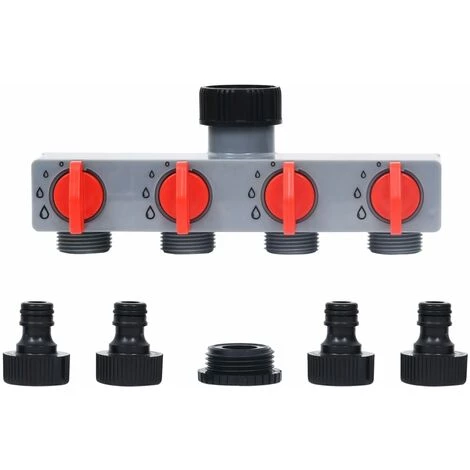 INLIFE Minuterie D’eau Automatique De Jardin Avec Vanne à 4 Voies 5 INLIFE Minuterie D’eau Automatique De Jardin Avec Vanne à 4 Voies – Image 3