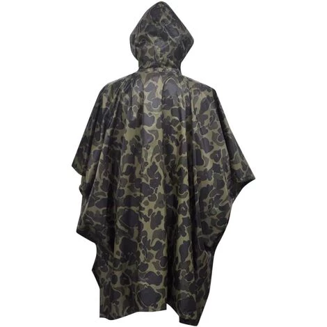 INLIFE Poncho De Pluie Imperméable Pour Camping/randonnée Camouflage 4 INLIFE Poncho De Pluie Imperméable Pour Camping/randonnée Camouflage – Image 2