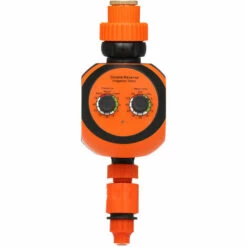 TANCYCO Minuterie De Robinet De Tuyau Passerelle D'eau Sans Fil Robinet 3/4" 1/2" Irrigation De Jardin Automatique Minuterie D'arrosage Numérique Batterie Rechargeable Incluse