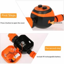 TANCYCO Minuterie De Robinet De Tuyau Passerelle D'eau Sans Fil Robinet 3/4" 1/2" Irrigation De Jardin Automatique Minuterie D'arrosage Numérique Batterie Rechargeable Incluse -Arrosage automatique Soldes 55763431 3