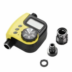 TANCYCO Minuterie D'eau D'irrigation Contrôleur De Minuterie D'arrosage Automatique Programmable électronique De Jardin Robinet D'eau étanche à Minuterie De Tuyau Avec électrovanne D'affichage LCD Pour Parterre Extérieur -Arrosage automatique Soldes 55763625 5