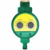TANCYCO Minuterie D'eau, Minuterie De Jardin à Deux Cadrans, Contrôleur D'irrigation De Robinet D'arrosage électronique Automatique De Jardin, Vert