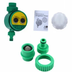 TANCYCO Minuterie D'eau, Minuterie De Jardin à Deux Cadrans, Contrôleur D'irrigation De Robinet D'arrosage électronique Automatique De Jardin, Vert -Arrosage automatique Soldes 55763682 5