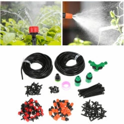 TANCYCO Bricolage économie D'eau Automatique Micro Système D'irrigation Goutte à Goutte Jardin Serre Irrigation Spray Kits D'arrosage Automatique -Arrosage automatique Soldes 55763683 5