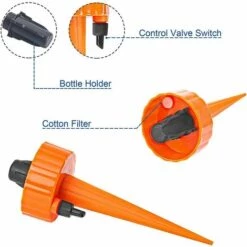 CHANCEY 24 PièCes Pointes D'Auto-Arrosage, Arrosage RéGlable Des Plantes, Abreuvoir Automatique D'Irrigation Goutte à Goutte Avec Interrupteur De Soupape De Commande De LibéRation,SEMAket,mélange De Trois Couleurs -Arrosage automatique Soldes 56494080 3