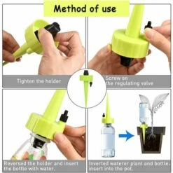 CHANCEY 24 PièCes Pointes D'Auto-Arrosage, Arrosage RéGlable Des Plantes, Abreuvoir Automatique D'Irrigation Goutte à Goutte Avec Interrupteur De Soupape De Commande De LibéRation,SEMAket,mélange De Trois Couleurs -Arrosage automatique Soldes 56494080 4