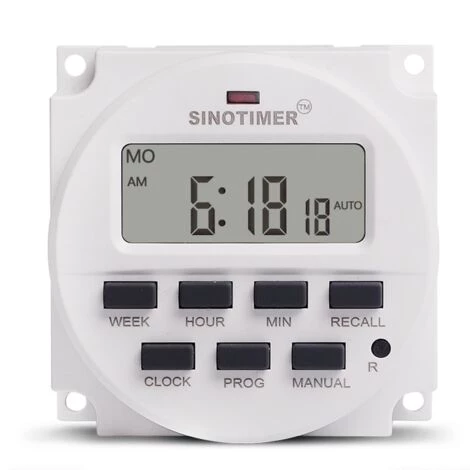 CHANCEY Minuterie Automatique D'eau De Jardin LCD Numérique électrique 12 V-220 V Contrôle De Relais Programmable Minuterie D'arrosage Système De Contrôle D'irrigation,SEMAket,blanc 3 CHANCEY Minuterie Automatique D'eau De Jardin LCD Numérique électrique 12 V-220 V Contrôle De Relais Programmable Minuterie D'arrosage Système De Contrôle D'irrigation,SEMAket,blanc