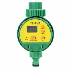 CHANCEY Programmateur Arrosage Automatique, Minuterie D'Irrigation Avec Écran LCD En ABS, Contrôleur De Système D'Arrosage Intelligent Pour Arroseur De Gazon, Serre Et Plus,SEMAket,vert