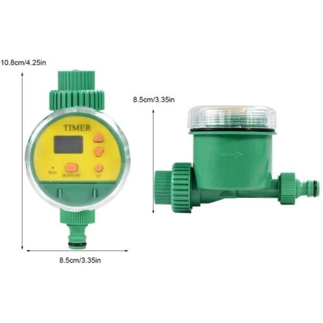 CHANCEY Programmateur Arrosage Automatique, Minuterie D'Irrigation Avec Écran LCD En ABS, Contrôleur De Système D'Arrosage Intelligent Pour Arroseur De Gazon, Serre Et Plus,SEMAket,vert 4 CHANCEY Programmateur Arrosage Automatique, Minuterie D'Irrigation Avec Écran LCD En ABS, Contrôleur De Système D'Arrosage Intelligent Pour Arroseur De Gazon, Serre Et Plus,SEMAket,vert – Image 2