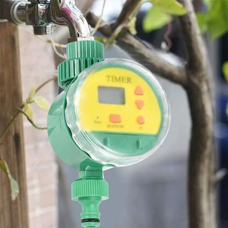 CHANCEY Programmateur Arrosage Automatique, Minuterie D'Irrigation Avec Écran LCD En ABS, Contrôleur De Système D'Arrosage Intelligent Pour Arroseur De Gazon, Serre Et Plus,SEMAket,vert 7 CHANCEY Programmateur Arrosage Automatique, Minuterie D'Irrigation Avec Écran LCD En ABS, Contrôleur De Système D'Arrosage Intelligent Pour Arroseur De Gazon, Serre Et Plus,SEMAket,vert – Image 5