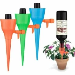 MACARON Arrosage Plantes Automatique Goutteurs Jardin DIY Système D'Irrigation Automatique Domestique Plantes, Fleurs, Bonsaï Pour Arrosage Plante Vacances 12pcs LO-Ron