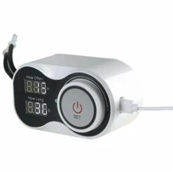 MACARON Contrôleur D'eau De Jardin Automatique, Pelouse, Fleurs De Jardin,contrôleur D'arrosage De Balcon Irrigation Intelligente Pour Le Jardin Domestique(Pompe Simple Chargement USB)LO-Ron