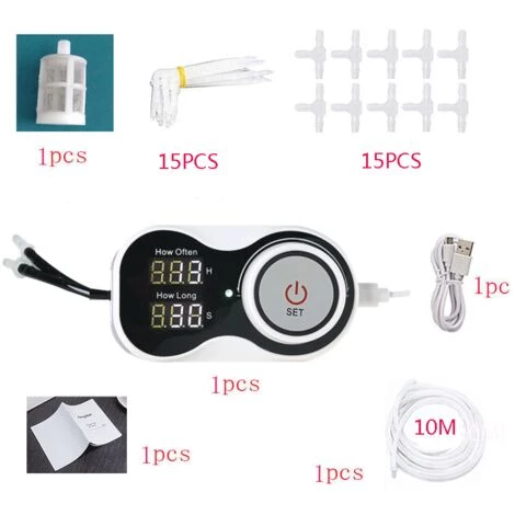 MACARON Contrôleur D'eau De Jardin Automatique, Pelouse, Fleurs De Jardin,contrôleur D'arrosage De Balcon Irrigation Intelligente Pour Le Jardin Domestique(Pompe Simple Chargement USB)LO-Ron 5 MACARON Contrôleur D'eau De Jardin Automatique, Pelouse, Fleurs De Jardin,contrôleur D'arrosage De Balcon Irrigation Intelligente Pour Le Jardin Domestique(Pompe Simple Chargement USB)LO-Ron – Image 3