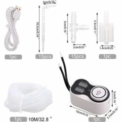 MACARON Contrôleur D'eau De Jardin Automatique, Pelouse, Fleurs De Jardin,contrôleur D'arrosage De Balcon Irrigation Intelligente Pour Le Jardin Domestique(Pompe Simple Chargement USB)LO-Ron 10 MACARON Contrôleur D'eau De Jardin Automatique, Pelouse, Fleurs De Jardin,contrôleur D'arrosage De Balcon Irrigation Intelligente Pour Le Jardin Domestique(Pompe Simple Chargement USB)LO-Ron -Arrosage automatique Soldes 57370925 4