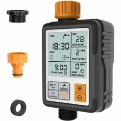 FLYME Minuterie D'eau Numérique Programmable Robinet De Jardin Automatique Tuyau Robinet Arroseur Minuterie Irrigation Arroseur Système Contrôleur