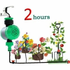 FLYME 2 Heures Jardin Arrosage Automatique Minuterie Minuterie Mécanique Eau Jardin Système D'irrigation Contrôleur, Gardenging Cultivez Arrosage -Arrosage automatique Soldes 57794545 3