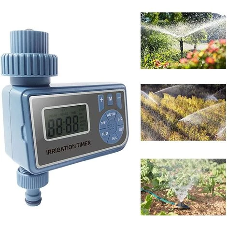 FR-LIFE Minuterie D'arrosage Automatique,BR-Vie Contrôleur De Arrosage, Minuterie D'irrigation Pour Système D'irrigation D'arrosage, Programmateur D'Arrosage Pour Jardin Pelouse Balcon Cour, Bleue 3 FR-LIFE Minuterie D'arrosage Automatique,BR-Vie Contrôleur De Arrosage, Minuterie D'irrigation Pour Système D'irrigation D'arrosage, Programmateur D'Arrosage Pour Jardin Pelouse Balcon Cour, Bleue