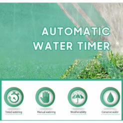 TANCYCO Minuterie D'arrosage étanche Automatique Minuterie D'eau Programmable Contrôleur De Système D'irrigation De Jardin Avec Retard De Pluie/arrosage Manuel/auto Pour Pelouse Cour 1 Sortie 9 TANCYCO Minuterie D'arrosage étanche Automatique Minuterie D'eau Programmable Contrôleur De Système D'irrigation De Jardin Avec Retard De Pluie/arrosage Manuel/auto Pour Pelouse Cour 1 Sortie -Arrosage automatique Soldes 58259207 3